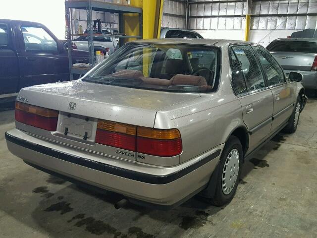 1HGCB7558MA187624 - 1991 HONDA ACCORD LX TAN photo 4