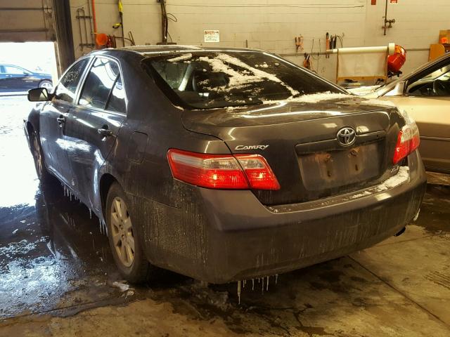 4T1BE46K98U251187 - 2008 TOYOTA CAMRY CE GRAY photo 3