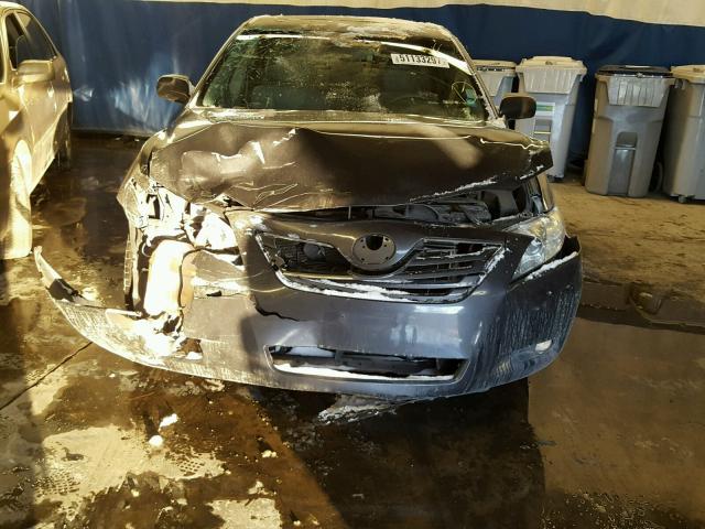 4T1BE46K98U251187 - 2008 TOYOTA CAMRY CE GRAY photo 9