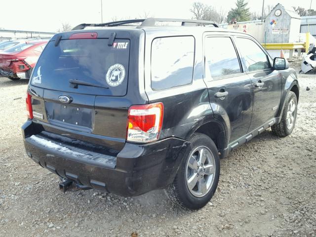 1FMCU03148KA49557 - 2008 FORD ESCAPE XLT BLACK photo 9