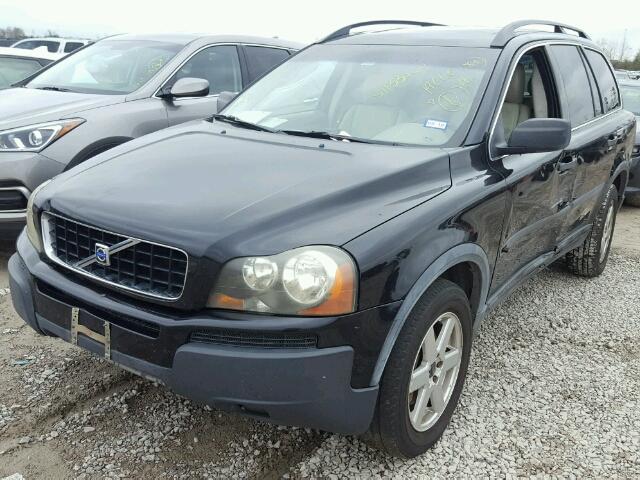 YV1CY59H441092445 - 2004 VOLVO XC90 BLACK photo 2