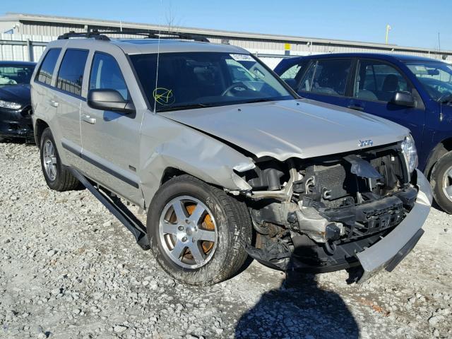 1J8GR48K88C164908 - 2008 JEEP GRAND CHER SILVER photo 1