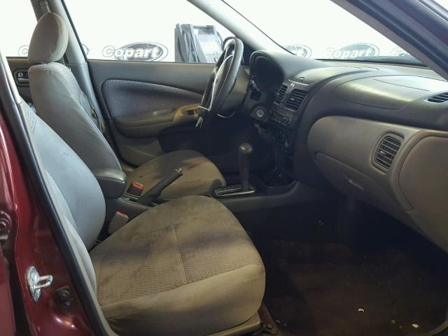 3N1CB51D34L860203 - 2004 NISSAN SENTRA 1.8 BURGUNDY photo 5