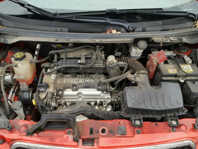 KL8CD6S90DC532443 - 2013 CHEVROLET SPARK 1LT RED photo 7