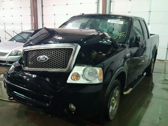 1FTPX14V07FA59241 - 2007 FORD F150 BLACK photo 2