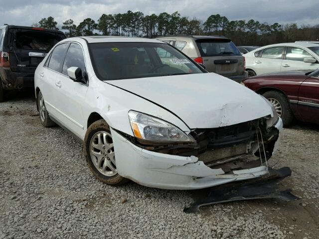 1HGCM56715A078602 - 2005 HONDA ACCORD EX WHITE photo 1