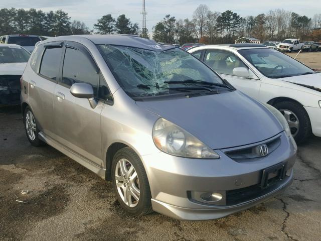 JHMGD38658S044734 - 2008 HONDA FIT SPORT SILVER photo 1