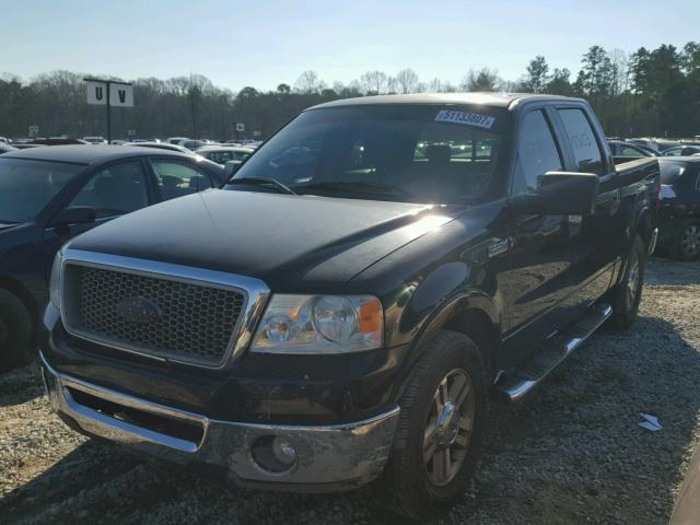 1FTPW12V46KC78375 - 2006 FORD F150 SUPER BLACK photo 2