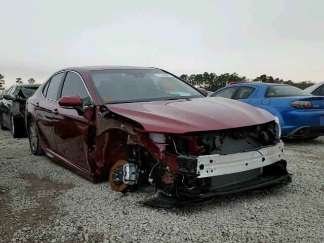 4T1B11HK5JU531671 - 2018 TOYOTA CAMRY L RED photo 1