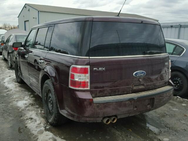2FMGK5CC4BBD23427 - 2011 FORD FLEX SEL მუქწითელი ფოტო 3