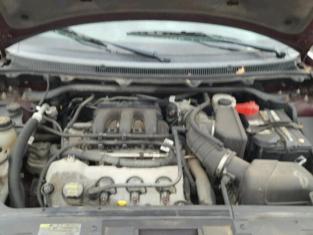 2FMGK5CC4BBD23427 - 2011 FORD FLEX SEL მუქწითელი ფოტო 7