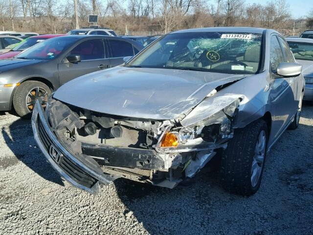 1HGCP26848A090746 - 2008 HONDA ACCORD EXL SILVER photo 2