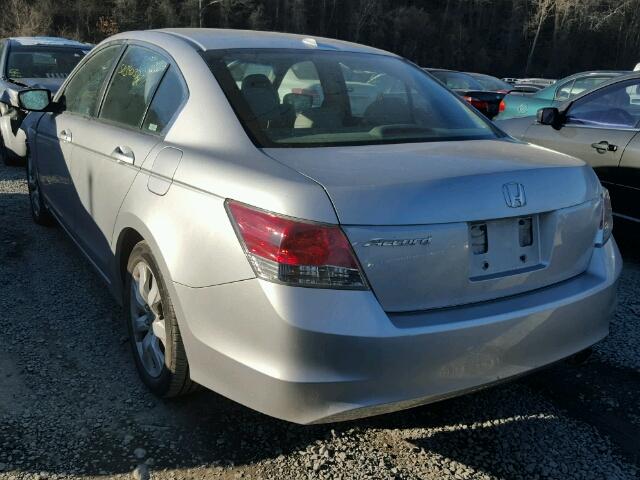 1HGCP26848A090746 - 2008 HONDA ACCORD EXL SILVER photo 3