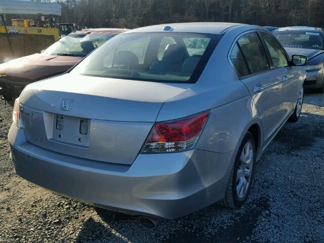 1HGCP26848A090746 - 2008 HONDA ACCORD EXL SILVER photo 4