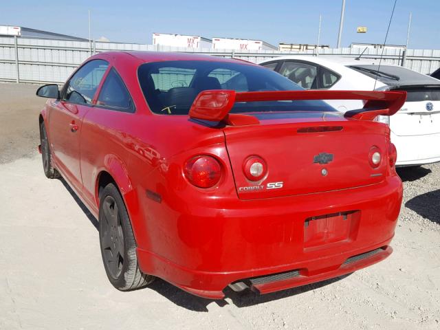 1G1AP11P267711113 - 2006 CHEVROLET COBALT SS RED photo 3