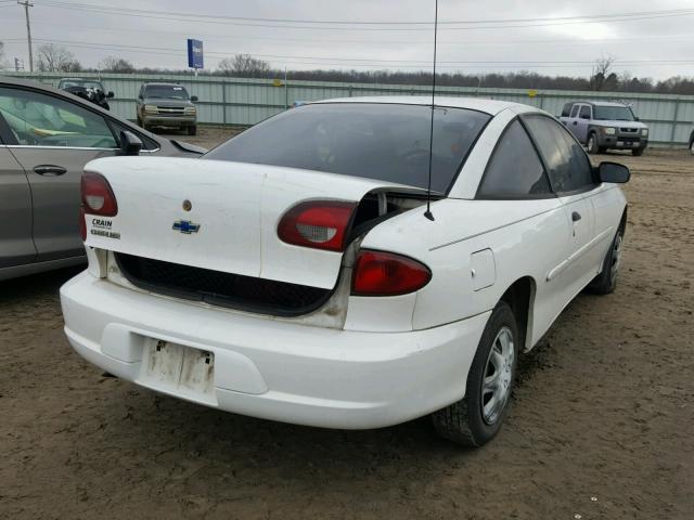 1G1JC124027392885 - 2002 CHEVROLET CAVALIER WHITE photo 4