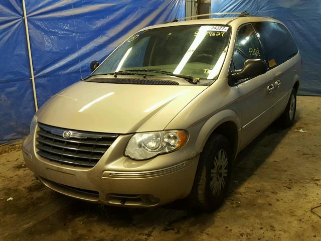 2A8GP64L86R797784 - 2006 CHRYSLER TOWN & COU BEIGE photo 2