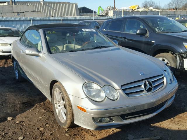 WDBTK56F67F230759 - 2007 MERCEDES-BENZ CLK 350 SILVER photo 1