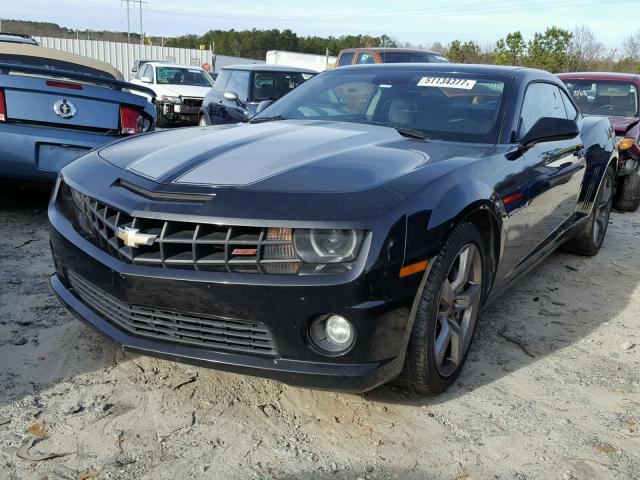 2G1FK1EJ2A9177824 - 2010 CHEVROLET CAMARO SS Negro foto 2