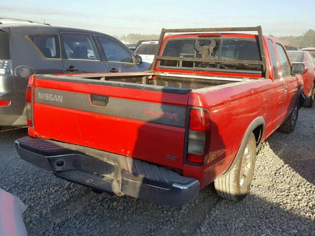 1N6DD26S3YC350496 - 2000 NISSAN FRONTIER K RED photo 4