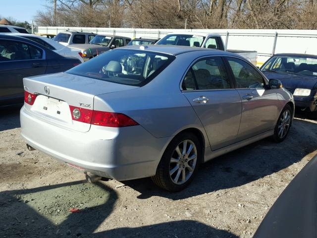 JH4CL96907C012901 - 2007 ACURA TSX SILVER photo 4