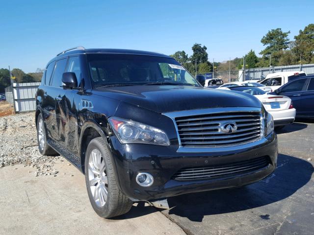 JN8AZ2ND4E9750641 - 2014 INFINITI QX80 BLACK photo 1