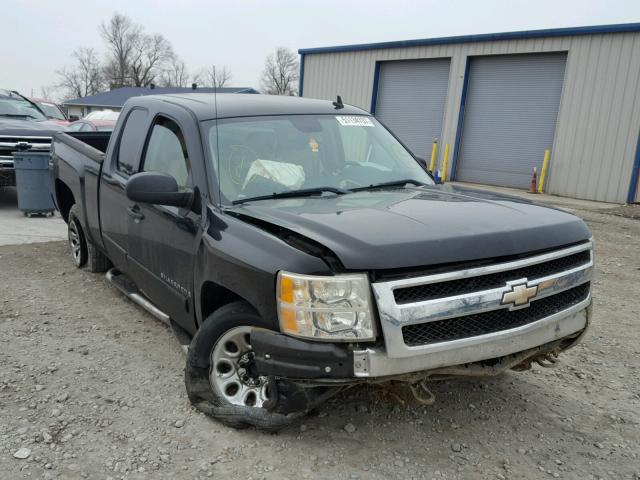 1GCEC19J27Z588102 - 2007 CHEVROLET SILVERADO BLACK photo 1