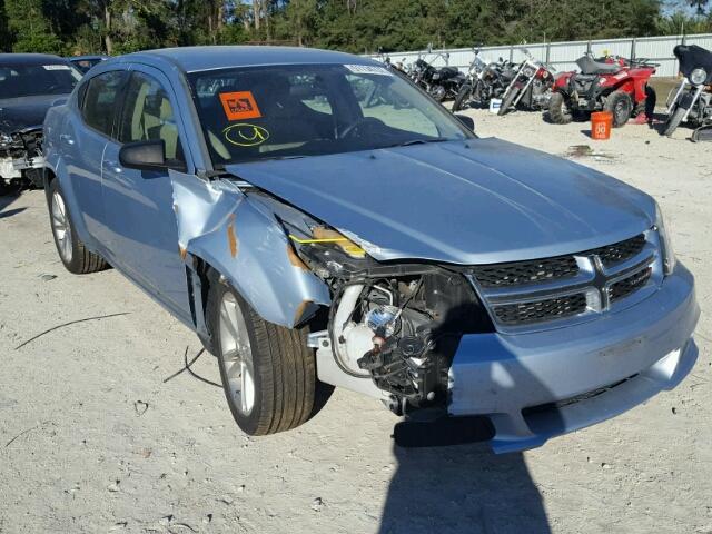 1C3CDZAG2DN581354 - 2013 DODGE AVENGER SE BLUE photo 1