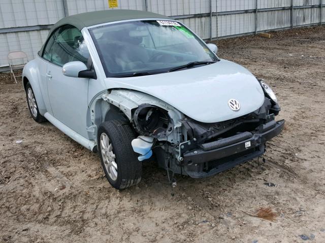 3VWCM31Y85M355197 - 2005 VOLKSWAGEN NEW BEETLE 蓝色 照片 1