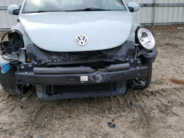 3VWCM31Y85M355197 - 2005 VOLKSWAGEN NEW BEETLE 蓝色 照片 9