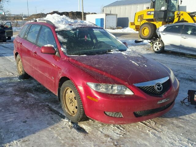 1YVFP82D255M69275 - 2005 MAZDA 6 S RED photo 1