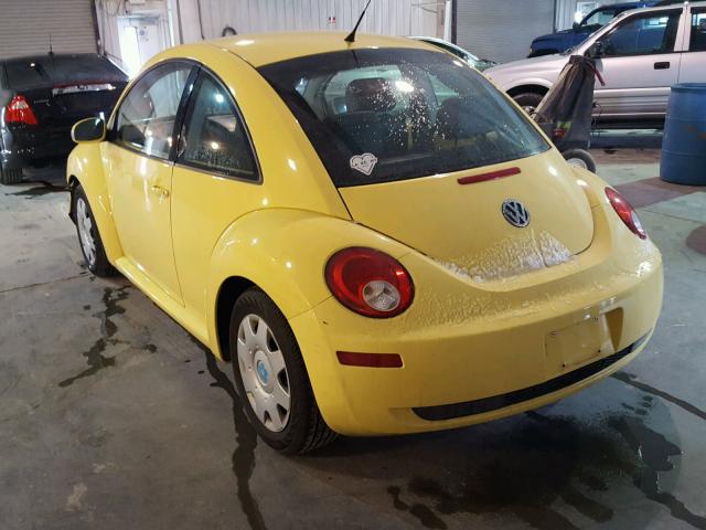 3VWPW3AG4AM010083 - 2010 VOLKSWAGEN NEW BEETLE 黄色 照片 3