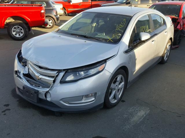 1G1RE6E49DU128901 - 2013 CHEVROLET VOLT SILVER photo 2