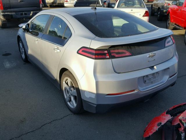 1G1RE6E49DU128901 - 2013 CHEVROLET VOLT SILVER photo 3