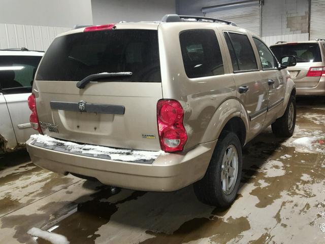 1D8HB48N68F121243 - 2008 DODGE DURANGO SL TAN photo 4