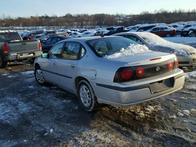 2G1WF52E549285913 - 2004 CHEVROLET IMPALA 银色 照片 3
