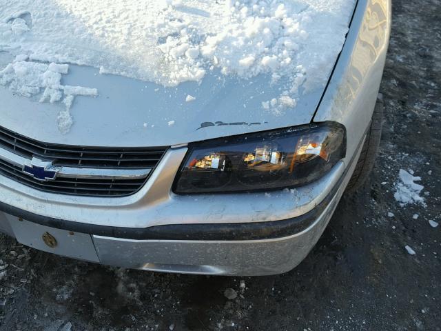 2G1WF52E549285913 - 2004 CHEVROLET IMPALA 银色 照片 9