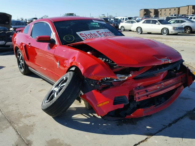 1ZVBP8AN4A5139661 - 2010 FORD MUSTANG RED photo 1