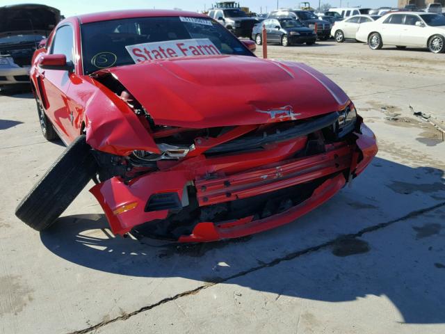 1ZVBP8AN4A5139661 - 2010 FORD MUSTANG RED photo 9