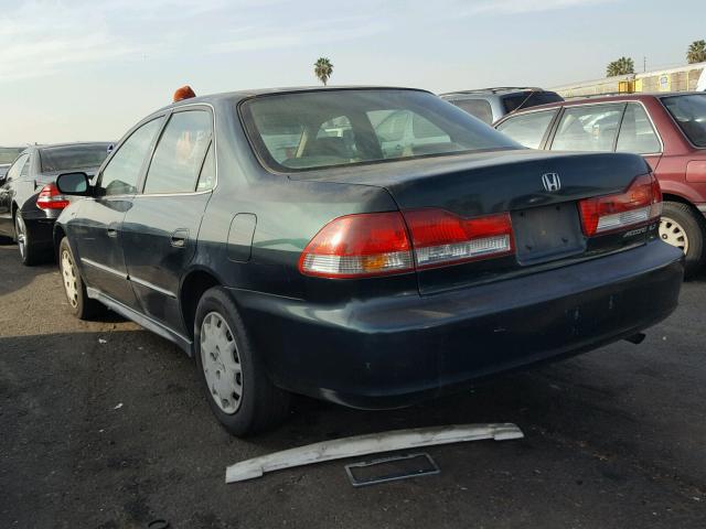 JHMCG66511C006418 - 2001 HONDA ACCORD LX GREEN photo 3