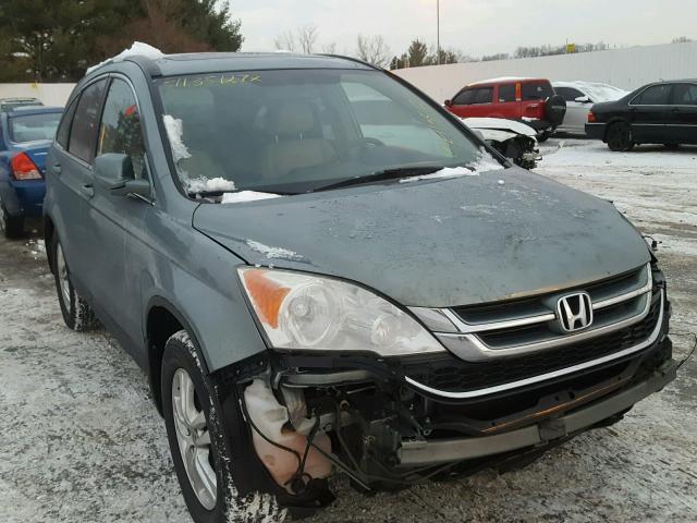 5J6RE4H78AL013042 - 2010 HONDA CR-V EXL 绿色 照片 1