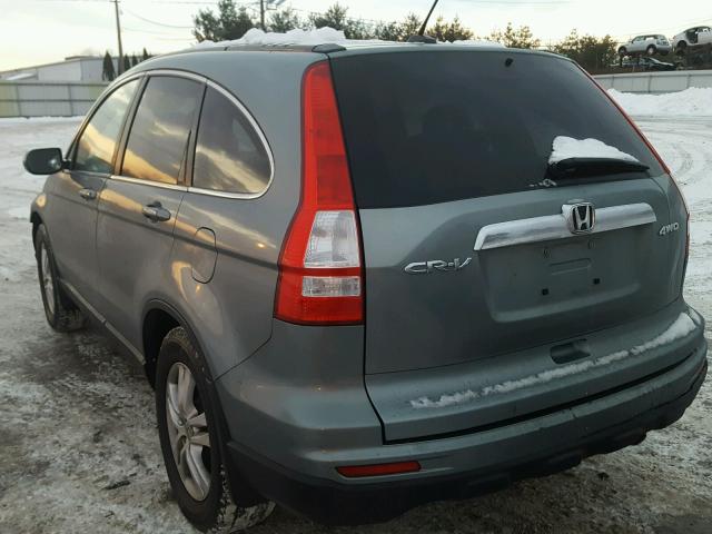 5J6RE4H78AL013042 - 2010 HONDA CR-V EXL 绿色 照片 3