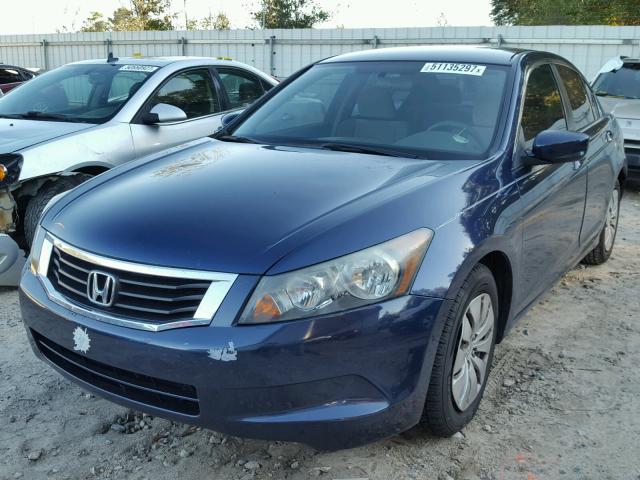 1HGCP2F3XAA152340 - 2010 HONDA ACCORD LX BLUE photo 2