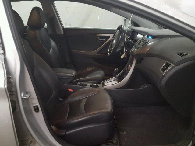 KMHDH4AE7DU545229 - 2013 HYUNDAI ELANTRA GL SILVER photo 5