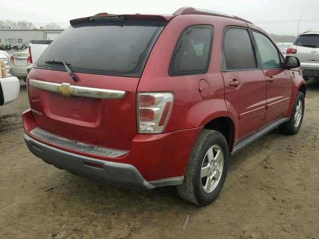 2CNDL63F666053941 - 2006 CHEVROLET EQUINOX LT MAROON photo 4