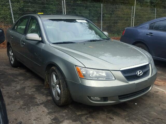 5NPEU46FX7H221311 - 2007 HYUNDAI SONATA SE GREEN photo 1