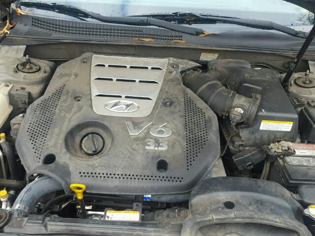 5NPEU46FX7H221311 - 2007 HYUNDAI SONATA SE GREEN photo 7