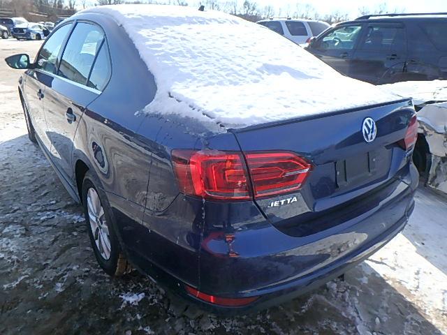 3VW637AJXDM317544 - 2013 VOLKSWAGEN JETTA HYBR BLUE photo 4