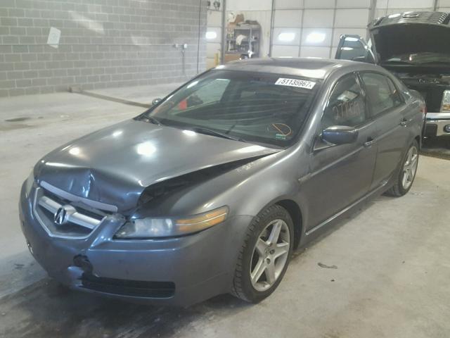 19UUA66204A006957 - 2004 ACURA TL GRAY photo 2