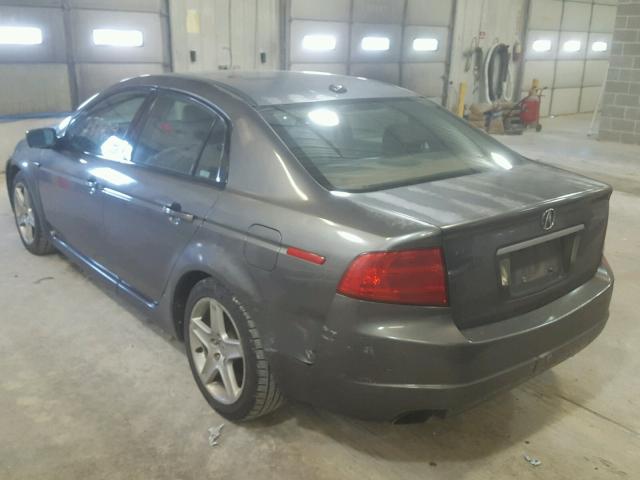 19UUA66204A006957 - 2004 ACURA TL GRAY photo 3